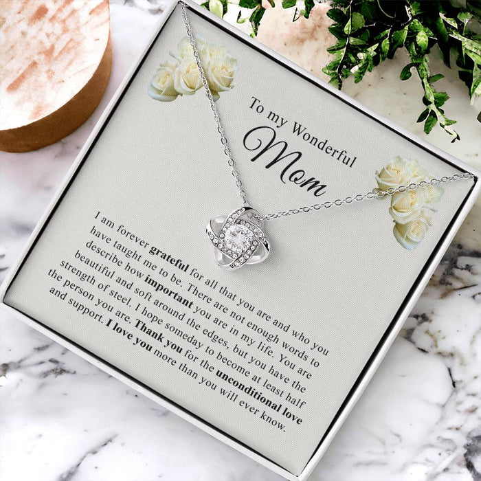 To My Mom Necklace, Necklace For Mom Birthday, Mom Gift For Christmas From Son, Gifts For Her Mom, Mom Jewelry Necklace, Love Necklace With Message Card, Gift For Mom, Necklace With Gift Box, Couple Gifts Ideas, Small Jewelry Box, Gifts For Birthday
