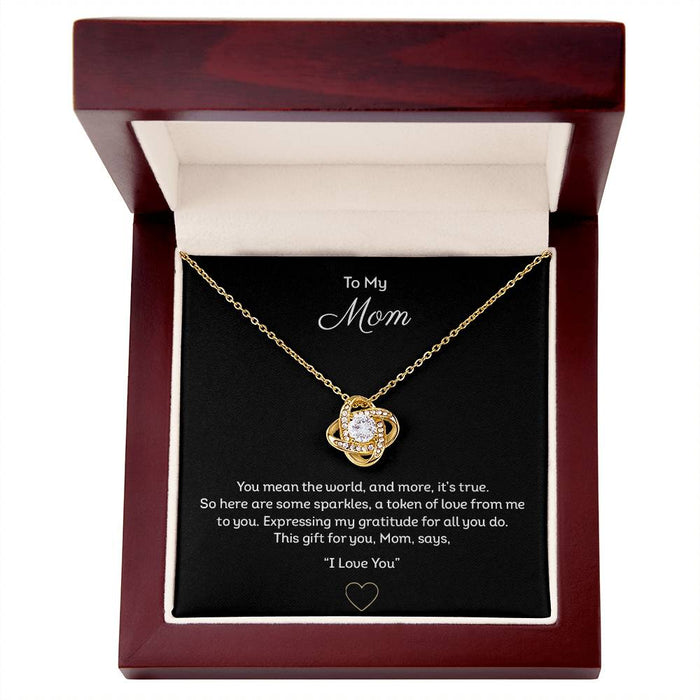 To My Mom Necklace Pendant, Gift For Mom, Christmas Gift, Birthday Gift For Mom Necklace, Gift For Mom, Necklace With Gift Box, Mr And Mrs Gifts, Necklace With Gift Box, Gifts For Christmas Birthday Valentines Wedding Anniversary