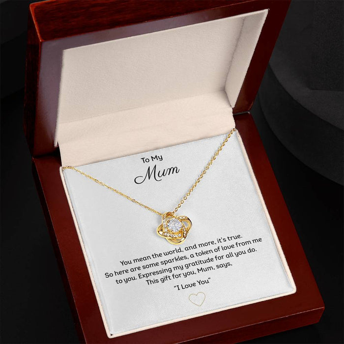 To My Mum Necklace Pendant, Gift For Mum, Christmas Gift, Birthday Gift For Mum Necklace, Gift For Mom, Necklace With Gift Box, Mr And Mrs Gifts, Necklace With Gift Box, Gifts For Birthday Valentines Anniversary