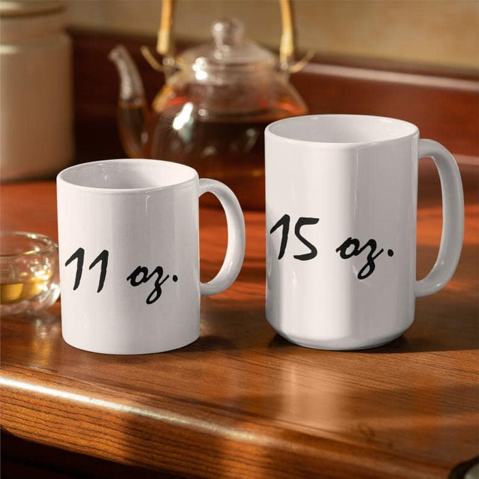 Personalized Coffee Mug For Mom Happy 4th July Mug American Flag Mug 11Oz 15Oz Ceramic Mug