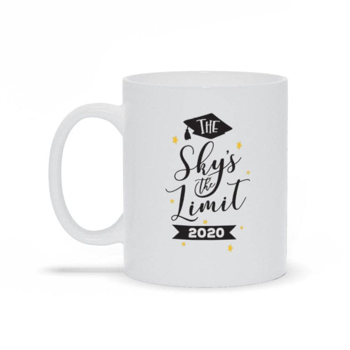 Personalized Coffee Mugs for Graduate 2021 The Sky is The Limit Mug Gifts Graduation Class 2021