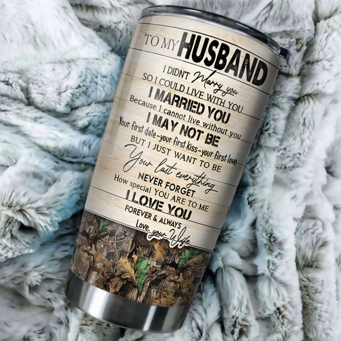 Personalized To My Husband Tumbler From Wife How Special You Are Hunting Deer
 Custom Name Gifts For Anniversary
