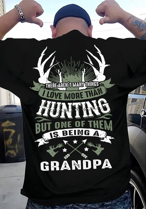 Personalized T-Shirt For Hunting Lovers Vintage Design Arrows And Deer Print Custom Name 4th July Day Shirt