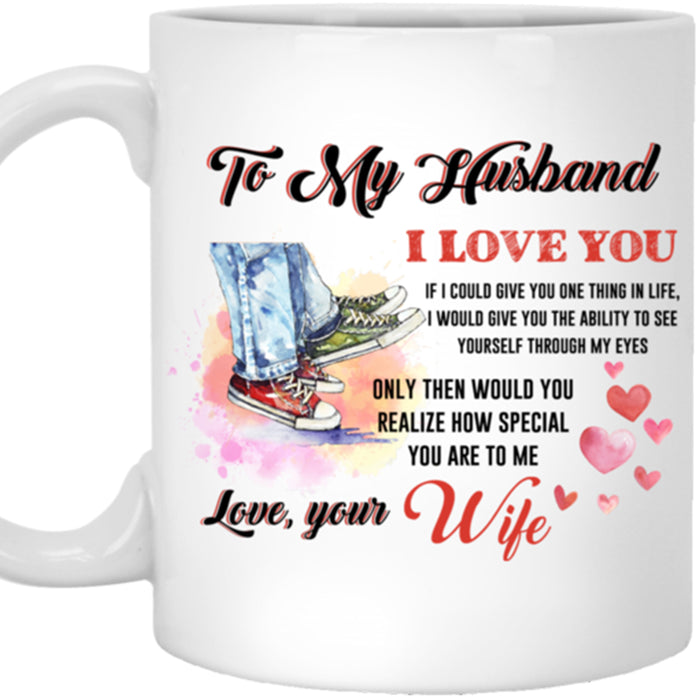 Personalized To Husband Coffee Mug Funny Valentine's Day Gifts For Boyfriend Him