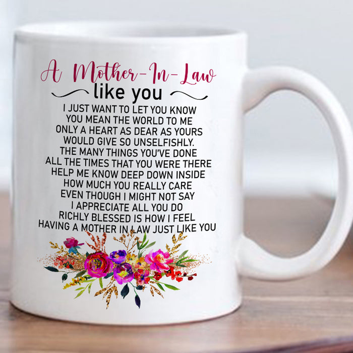 Coffee Mug To Mother In Law Gifts For Mother In Law From Daughter In Law Mug Loving Quotes For Mom Of The Groom Mug Gifts For Mothers Day, Wedding Coffee Mug