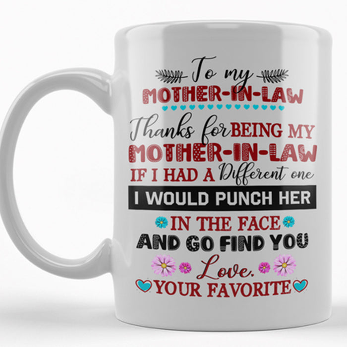 Personalized Mother In Law Coffee Mug Gifts For Mother In Law From Daughter In Law, Son In Law Coffee Mug Customized Mug Gifts For Mothers Day, Wedding Mug