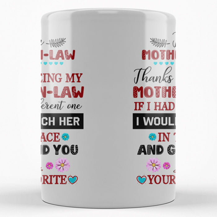Personalized Mother In Law Coffee Mug Gifts For Mother In Law From Daughter In Law, Son In Law Coffee Mug Customized Mug Gifts For Mothers Day, Wedding Mug