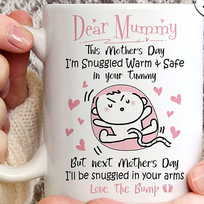 Personalized Coffee Mug For Mummy Gifts First Mommy New Mommy Mug Print Naughty Baby Ultrasonic Customized Mug Gifts For Mothers Day Ceramic Mug