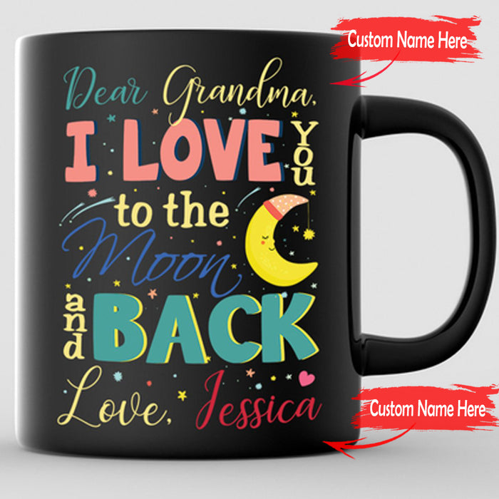 Personalized Coffee Mug For Grandma Gifts For Grandma From Granddaughter Print Quotes for Grandmother Customized Mug Gifts For Mothers Day Mug