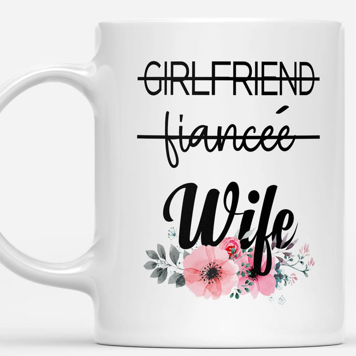 To Wife Coffee Mug Girlfriend Fiancee Wife Funny Gifts For Valentines Day Wedding