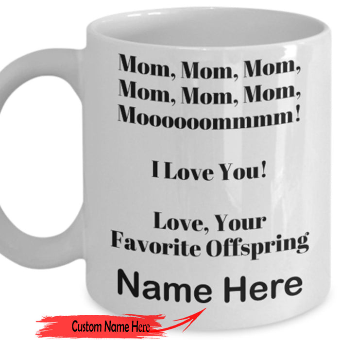 Personalized Coffee Mug For Mom Gifts Mommy From Daughter, Son Print Meaning Message Mothers Day Gifts Mug Customized Mug Gifts For Mom, Women, Her