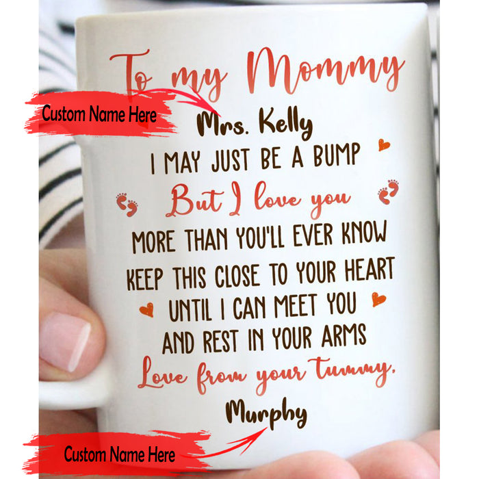 Personalized Coffee Mug For Mom Gifts New Mother Mug Print Sweet Quotes Cute Pink Flamingo Mug Customized Mug Gifts For Mothers Day 11Oz 15Oz Ceramic Mug