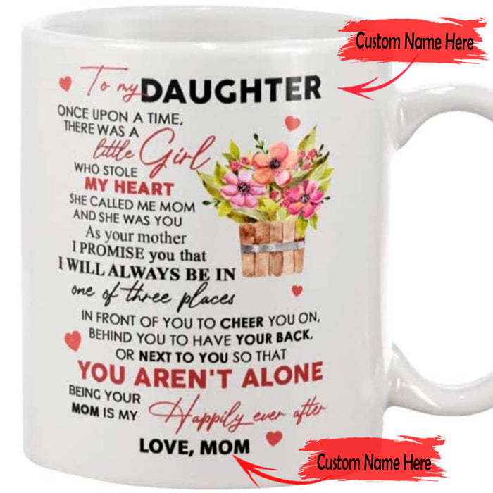 Personalized Coffee Mug For Daughter Gifts For Baby Girl From Mommy Loving Message Customized Mug Gifts For Birthday