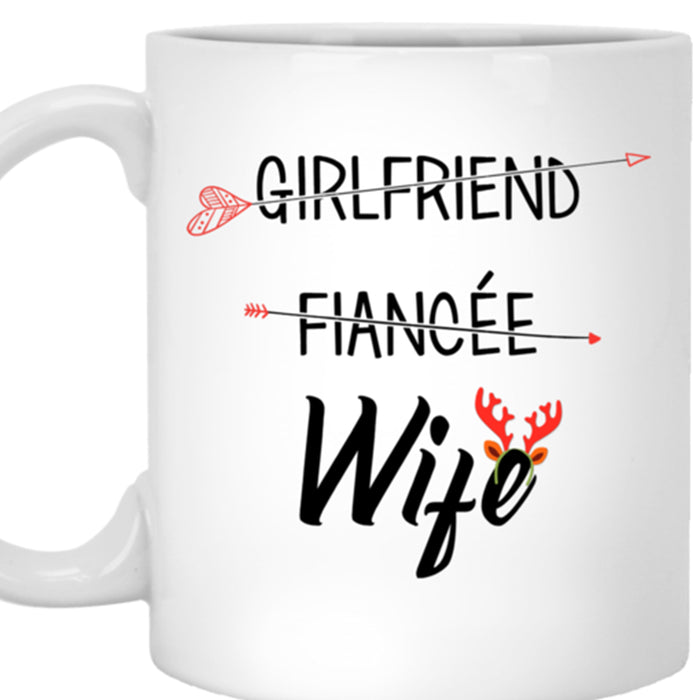 To Wife Coffee Mug Girlfriend Fiancee Wife Gifts For Valentines Day Wedding For Her