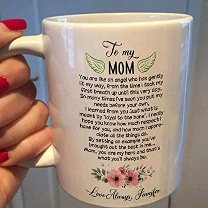 Personalized Coffee Mug For Mom Print Meaning Message Mothers Day Gifts Mug 11Oz 15Oz Ceramic Coffee Mug Customized Mug Gifts For Mothers Day For Mom