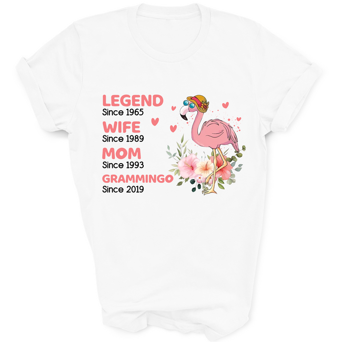 Personalized Shirt For Grandma Print Cute Grammingo Custom Name And Year