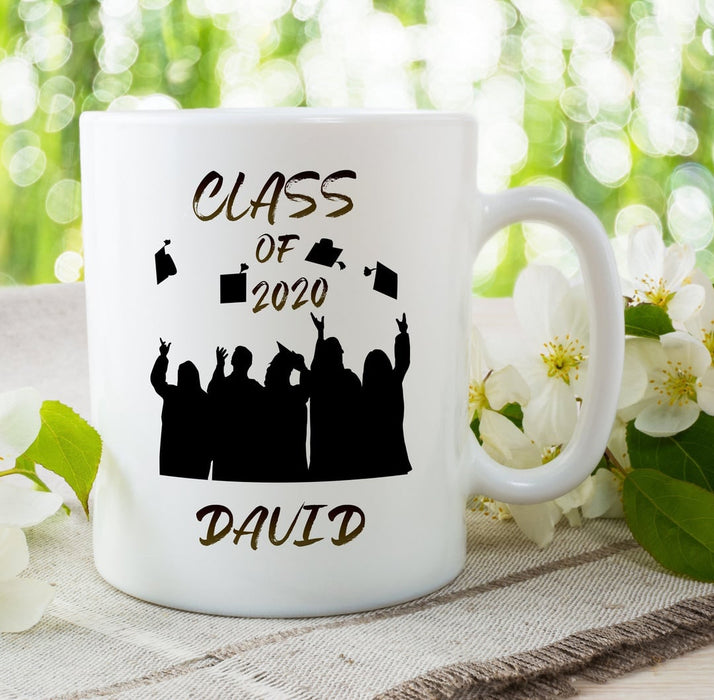 Personalized Graduation Coffee Mug for Son Custom Class of 2021 Mugs Senior Graduate Gifts for Him