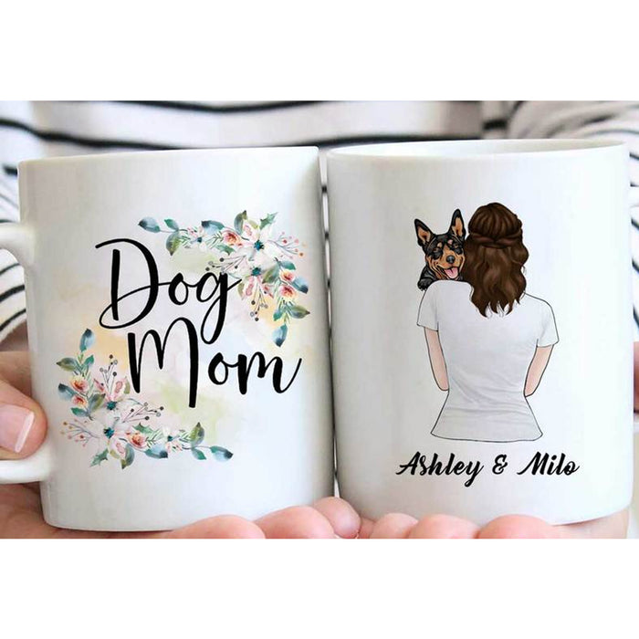 Personalized Dog Mom Coffee Mug Gifts For Mom Gifts For Mothers Day New Dog Mom Gifts Funny Mothers Day Ideas Gifts Lovers Pet Mug 11Oz 15Oz Ceramic Coffee Mug Customized Mug Gifts For Mothers Day