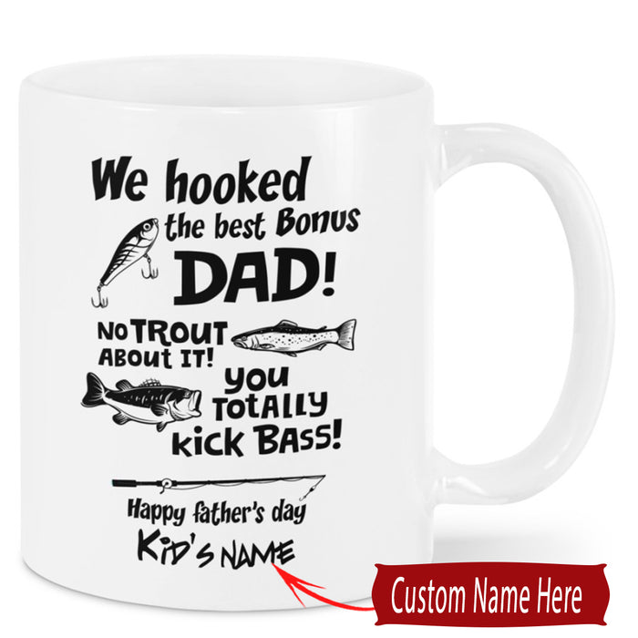 Personalized Coffee Mug For Dad Fishing Lovers We Hooked The Best Bonus Dad Gifts For Father's Day For Men