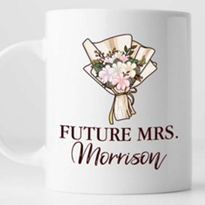 Personalized Coffee Mug For Wife Customized Future The Bride Name And Anniversary Date Gifts For Wedding