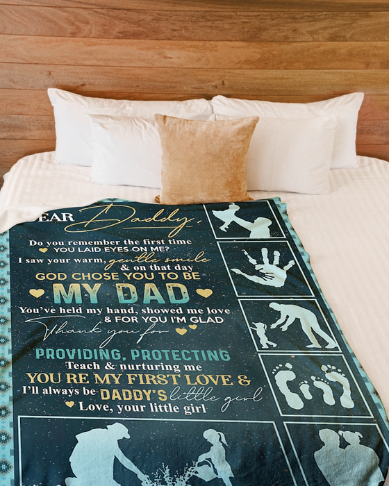 Personalized Fleece Blanket For Dad Love Quotes For Dad Customized Blanket Gift For Fathers Day Thanksgiving Birthday