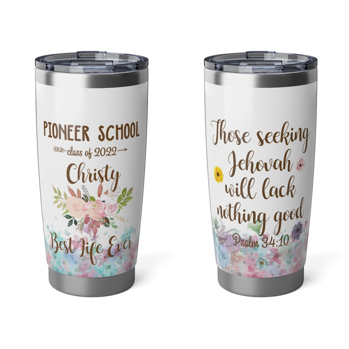 Personalized Tumbler For Teacher Pioneer School Those Seeking Jehovah Custom Name Travel Cup Gifts For Back To School