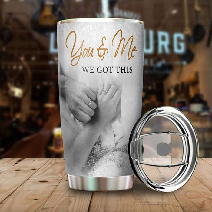Personalized To My Husband Tumbler From Wife I Want All Of My Last Breath Be With You
 Custom Name Gifts For Anniversary