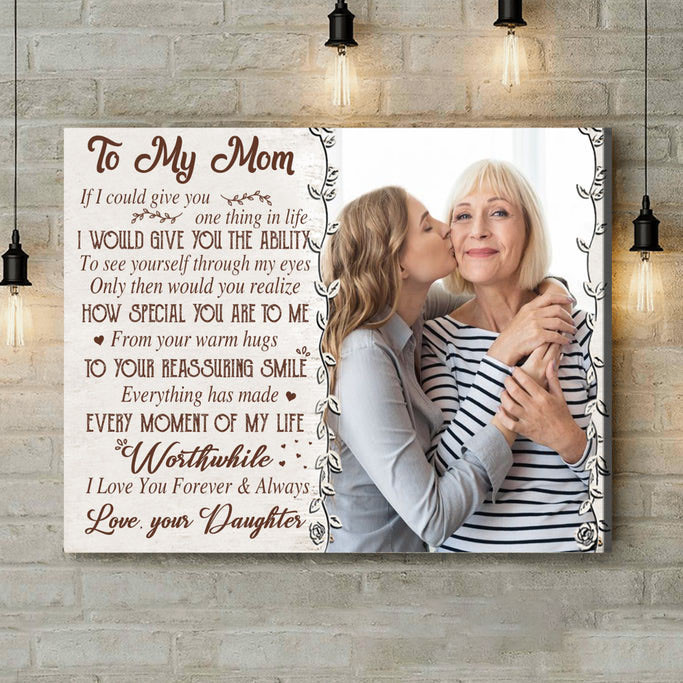Personalized Canvas Wall Art For Mommy From Kids How Special You Are To Me Custom Name & Photo Poster Prints Home Decor