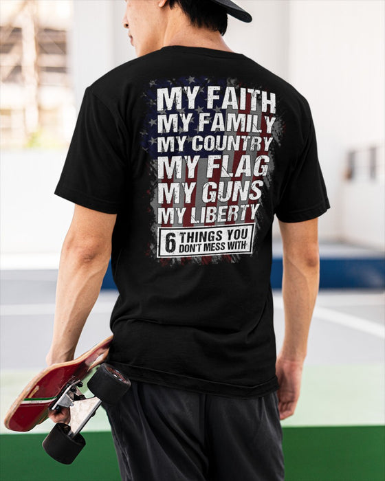 Classic T-Shirt & Hoodie For Men Fate Whispers To Him He Whispers Back I Am The Storm American Soldier US Flag Printed