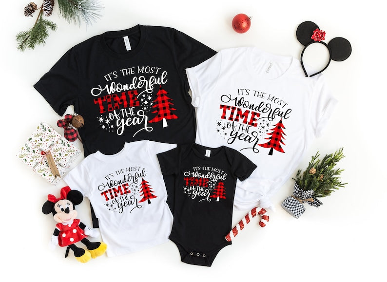 Classic T-Shirt It Is The Most Wonderful Time Of The Year Shirt For Family Members Merry Christmas Matching Pajamas Shirt