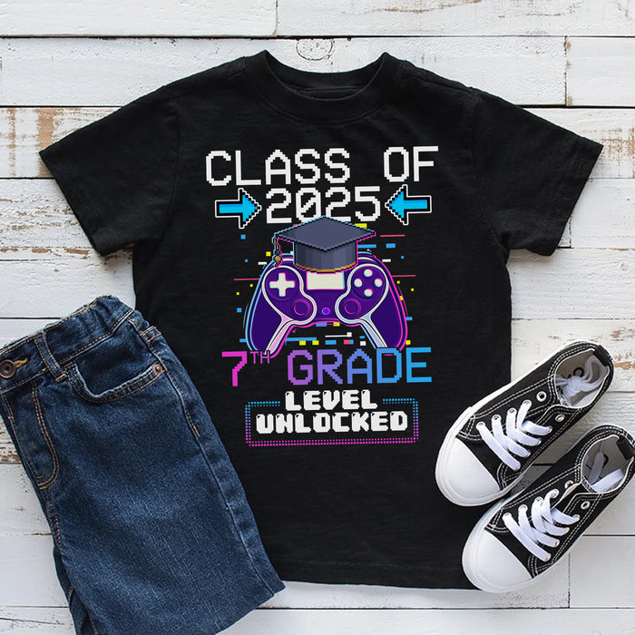 Personalized T-Shirt For Kids Just Got A Lot Cuter School Supplies Print Custom Grade Level Back To School Outfit