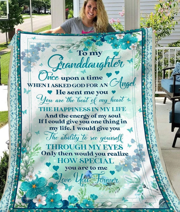 Granddaughter blanket from grandparents hot sale