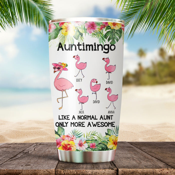 Personalized Tumbler Gifts For Aunt From Niece Nephew Autimingo Like A Normal Only More Awesome Custom Name Travel Cup