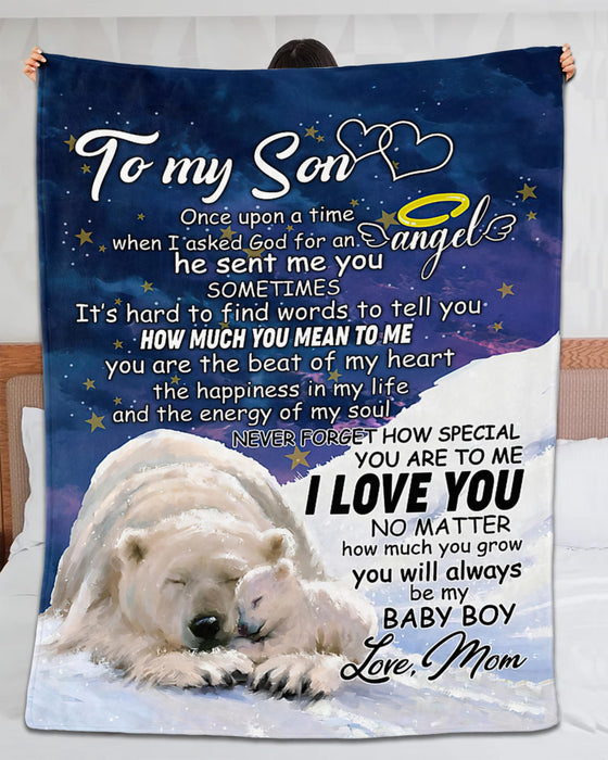 To my son discount blanket from mom