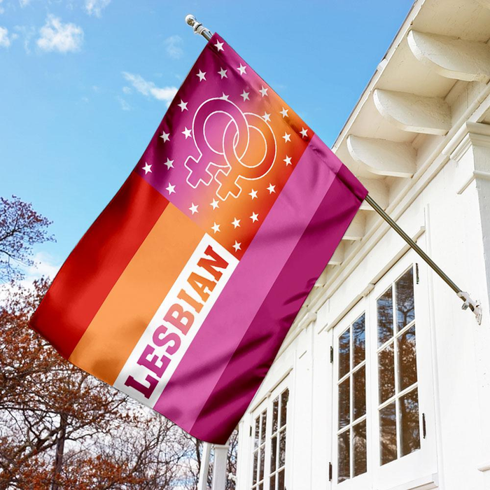 Garden Flag For LGBT Lesbian Gay Lovers And Supporters Colorful Stripes Welcome Flag Outdoor Banners
