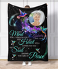 Personalized Memorial Blanket For Loss Of Loved Ones My Soul Knows You're At Peace Custom Name Photo Bereavement Gifts