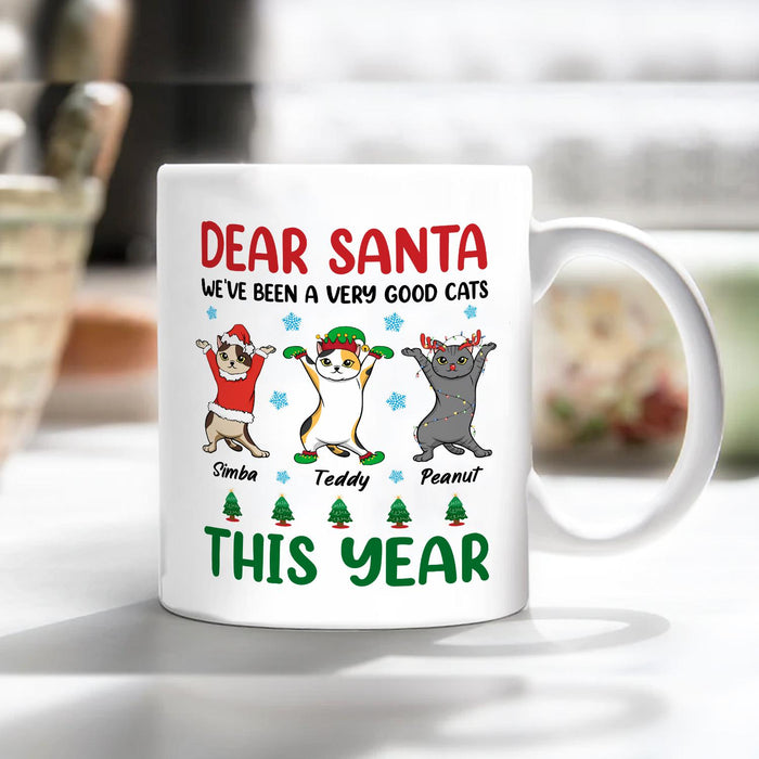 Personalized Coffee Mug Gifts For Cat Owners We've Been A Very Awesome Cats This Year Custom Name Cup For Christmas