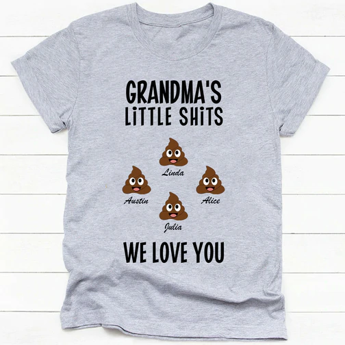 Personalized Unisex T-Shirt & Hoodie For Grandpa Grandma Funny Shits Print Custom Grandkids Name Father's Day Shirt