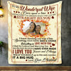 Personalized Blanket For Wife Maple Leaves Printed Once Upon A Time God Blessed The Broken Road Custom Photo And Name