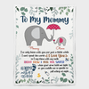 Personalized Blanket For New Mom Elephant Umbrella I've Only Been With You Custom Name Gifts For First Mothers Day