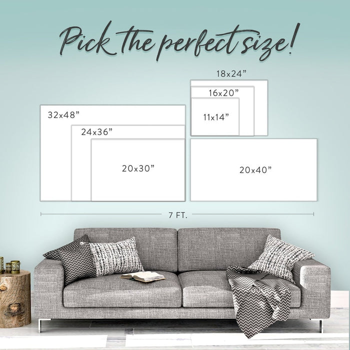 Personalized Multi Family Names And Year Drawing Family Tree Poster Canvas Horizontal Poster No Frame Full Size