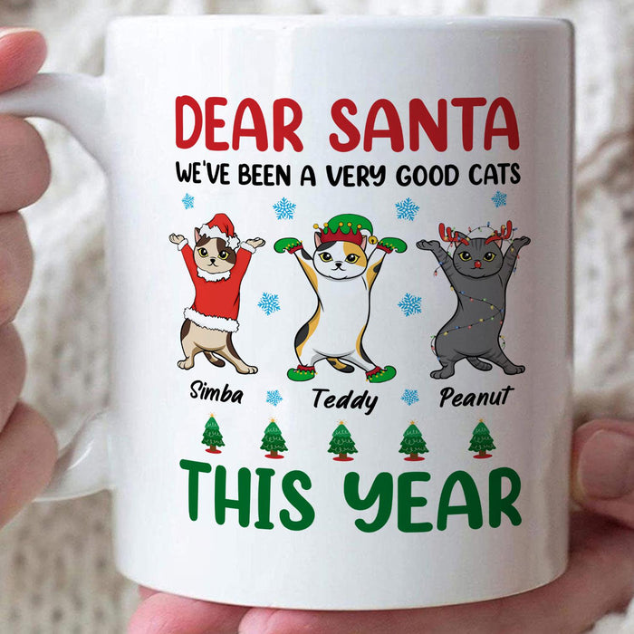 Personalized Coffee Mug Gifts For Cat Owners We've Been A Very Awesome Cats This Year Custom Name Cup For Christmas