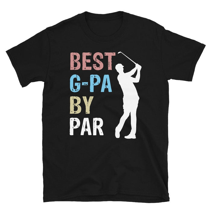Classic T-Shirt Best G-pa By Par Vintage Design With Golf Balls Printed Shirt For Golfer Father'S Day Shirt