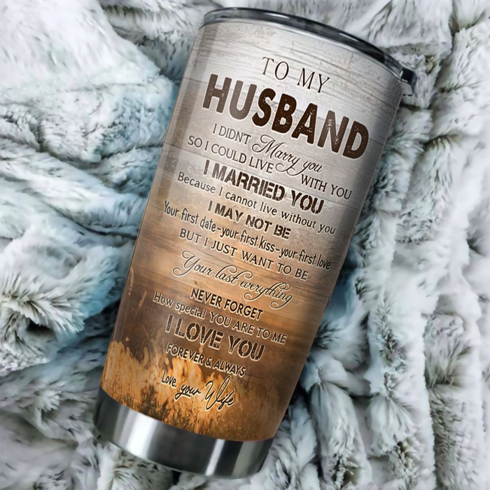 Personalized To My Husband Tumbler From Wife Horse Lover How Special You Are
 Custom Name Gifts For Anniversary