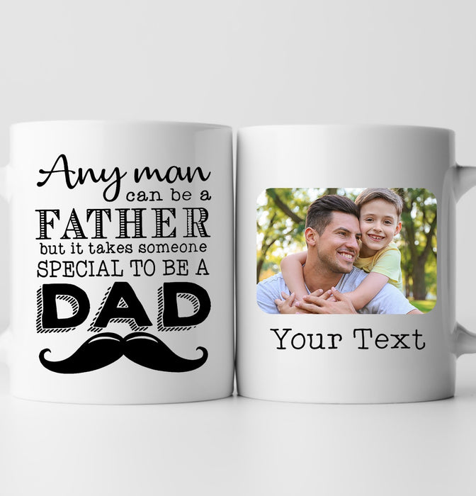Personalized Coffee Mug For Dad From Kids Takes Someone Special To Be A Dad Custom Name Ceramic Cup Gifts For Christmas