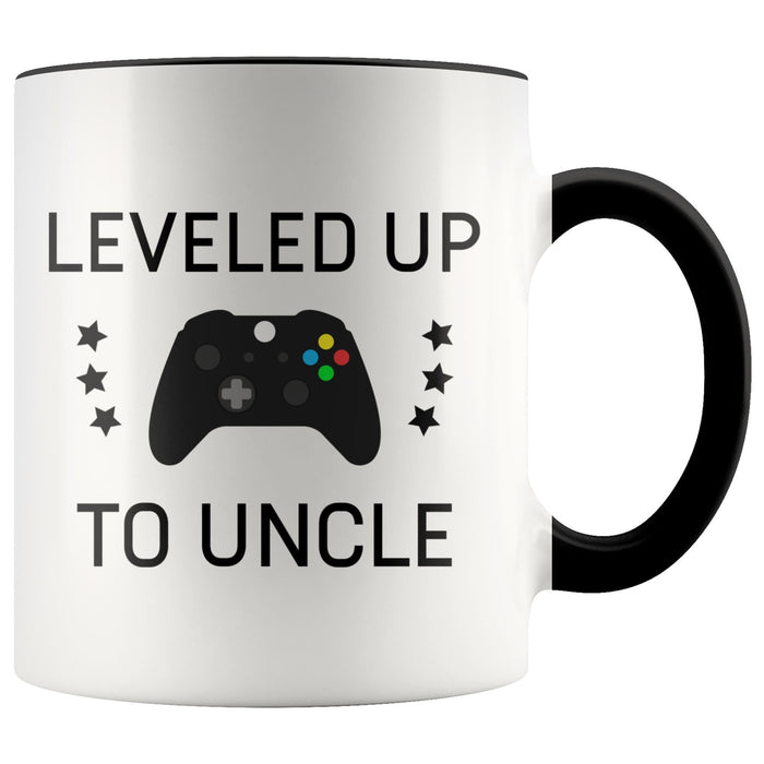 Novelty Coffee Mug For New Uncle From Niece Nephew Leveled Up To Uncle Video Game Tea Cup Gifts For Christmas