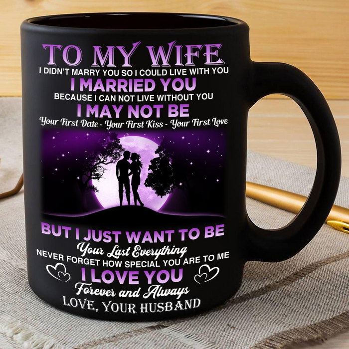 Personalized Coffee Mug For Wife From Husband How Special You Are To Me Custom Name Black Cup Gifts For Christmas