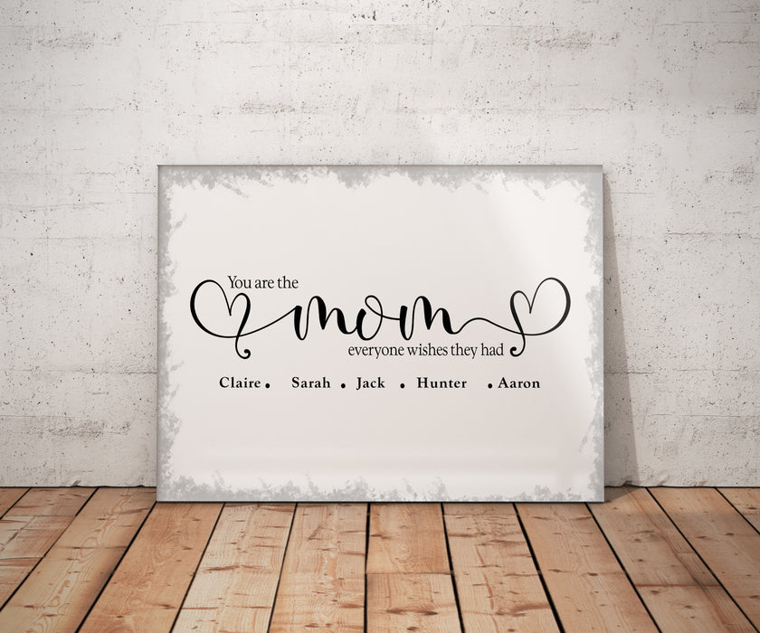 Personalized Poster For Mom You Are The Mom Everyone Wishes They Had Gifts For Mother