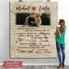 Personalized Blanket For Couple The Day I Met You I Have Found The One My Soul Loves Custom Name And Photo Heart Printed