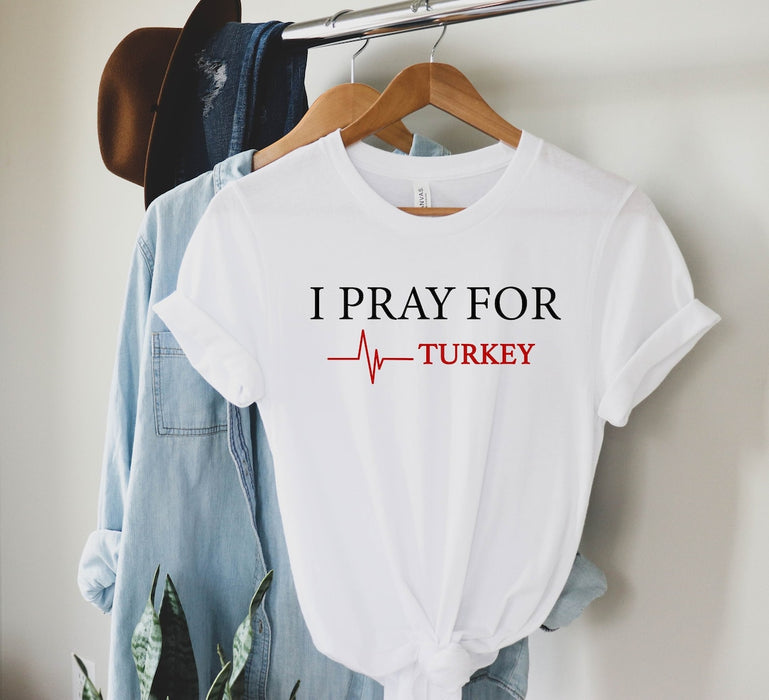 Help For Turkey T-Shirt Turkey Support I Pray For Turkey Shirt Earthquake Fundraiser Shirt For Men Women